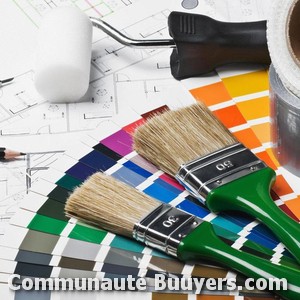 Logo Palette D'or (la) Vente de peinture et vernis