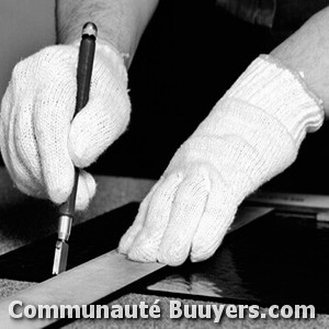 Logo Vitrerie Menuiserie Evianaise (v.m.e)